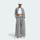 QUẦN DÀI NỮ ADIDAS DENIM PLEATS WIDE LEG PANTS - LF3777 