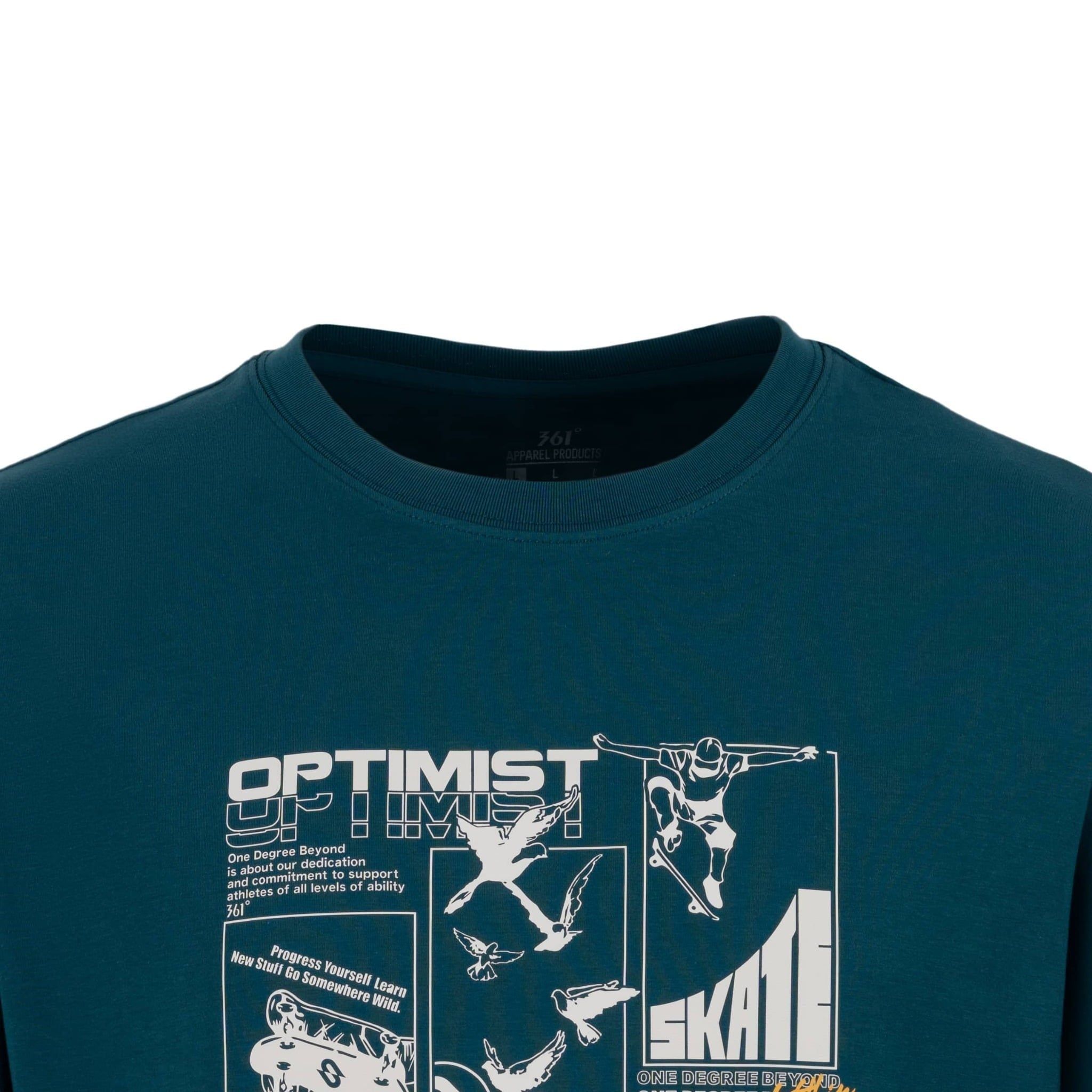 Áo T-shirt 361º Nam W552619104-4C 