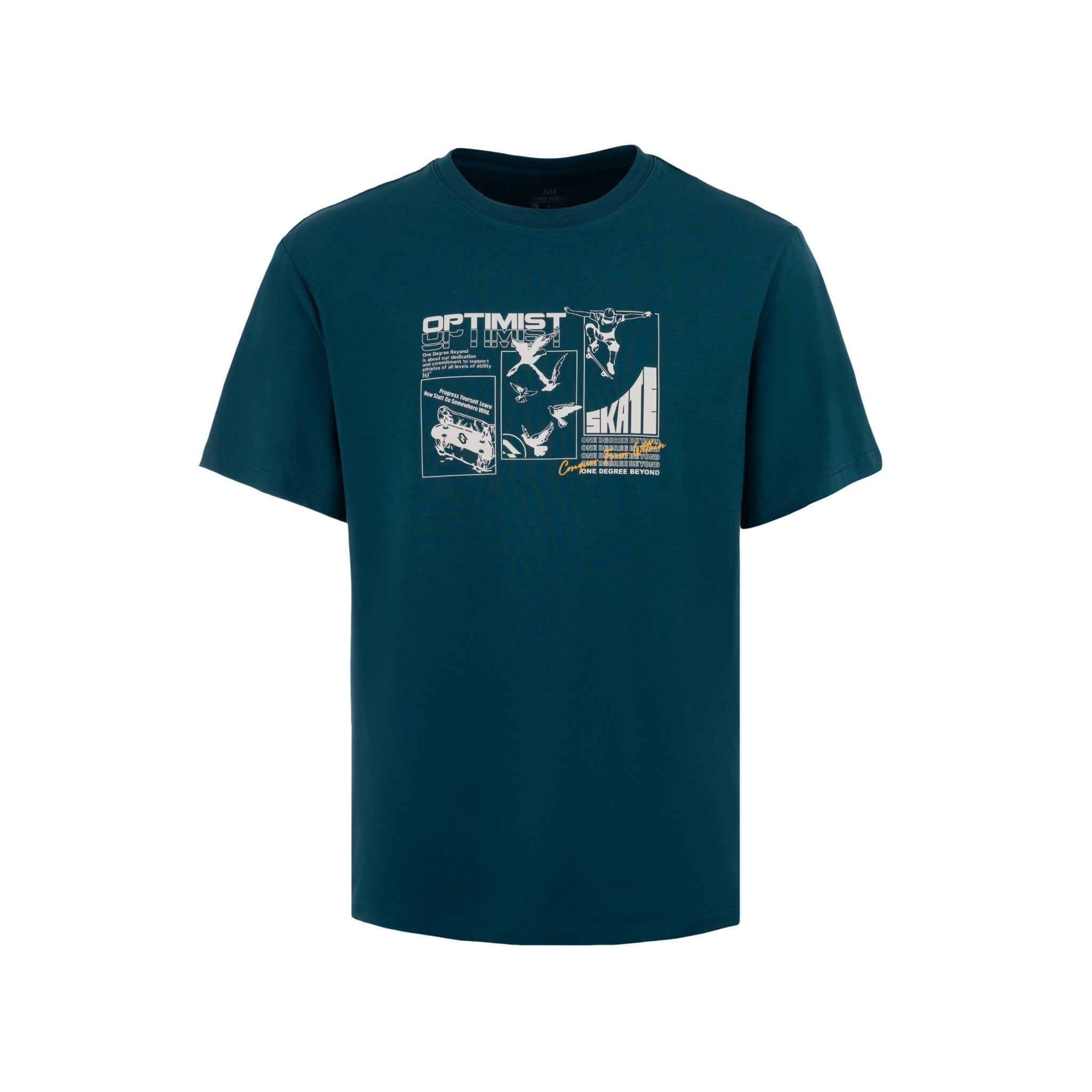  Áo T-shirt 361º Nam W552619104-4C 