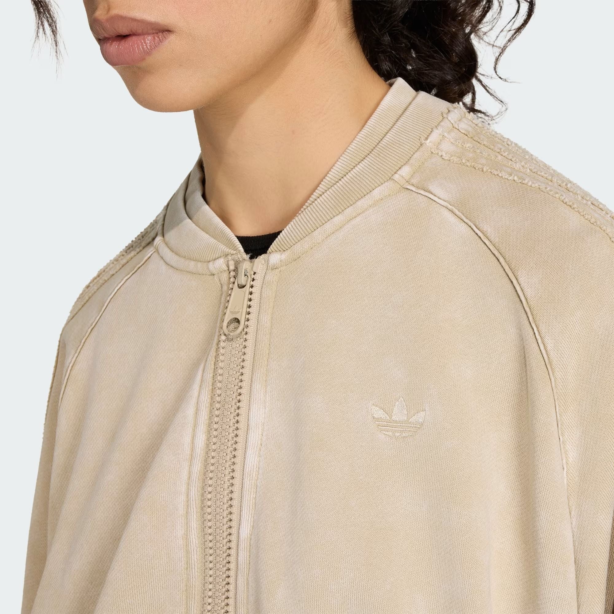  ÁO TRACK TOP NỮ ADIDAS DÁNG LỬNG DOUBLE LAYERED SST - KT2228 