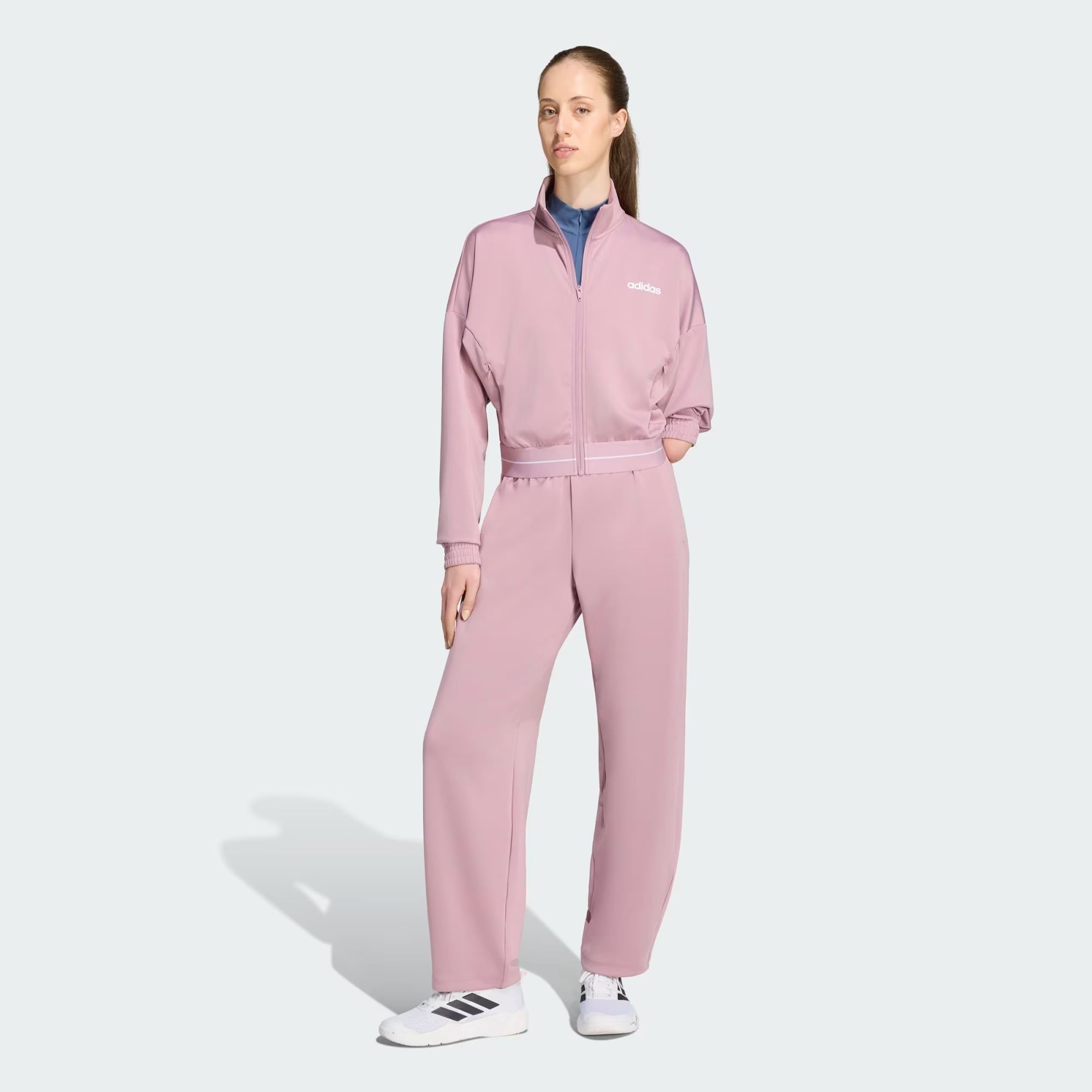  ÁO TRACK TOP NỮ ADIDAS HYPERGLAM CROPPED - KV1691 