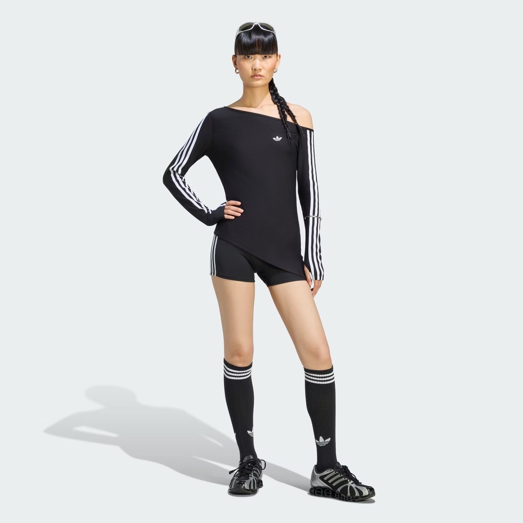  ÁO DÀI TAY NỮ ADIDAS ASYMETRIC TOP - LE8310 