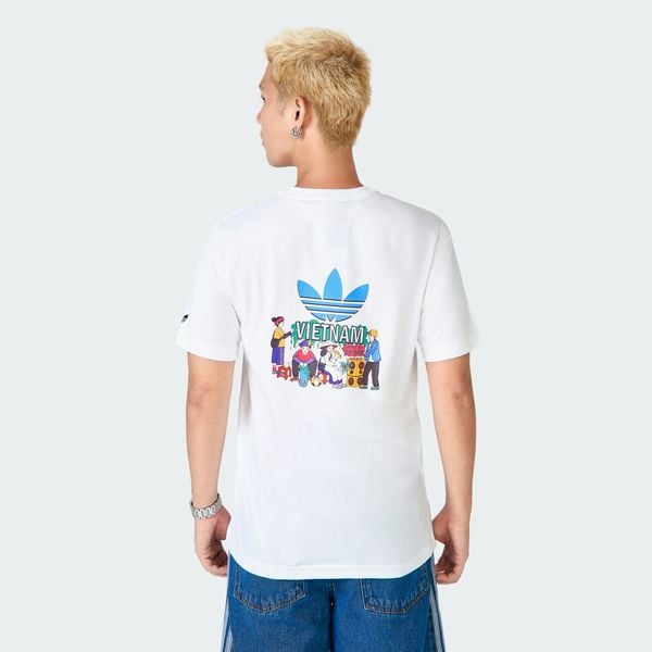  ÁO THUN NAM GFX BANH MI SG TEE - M WHITE 