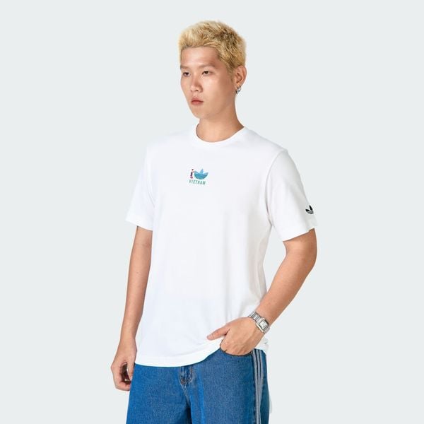  ÁO THUN NAM GFX BANH MI SG TEE - M WHITE 