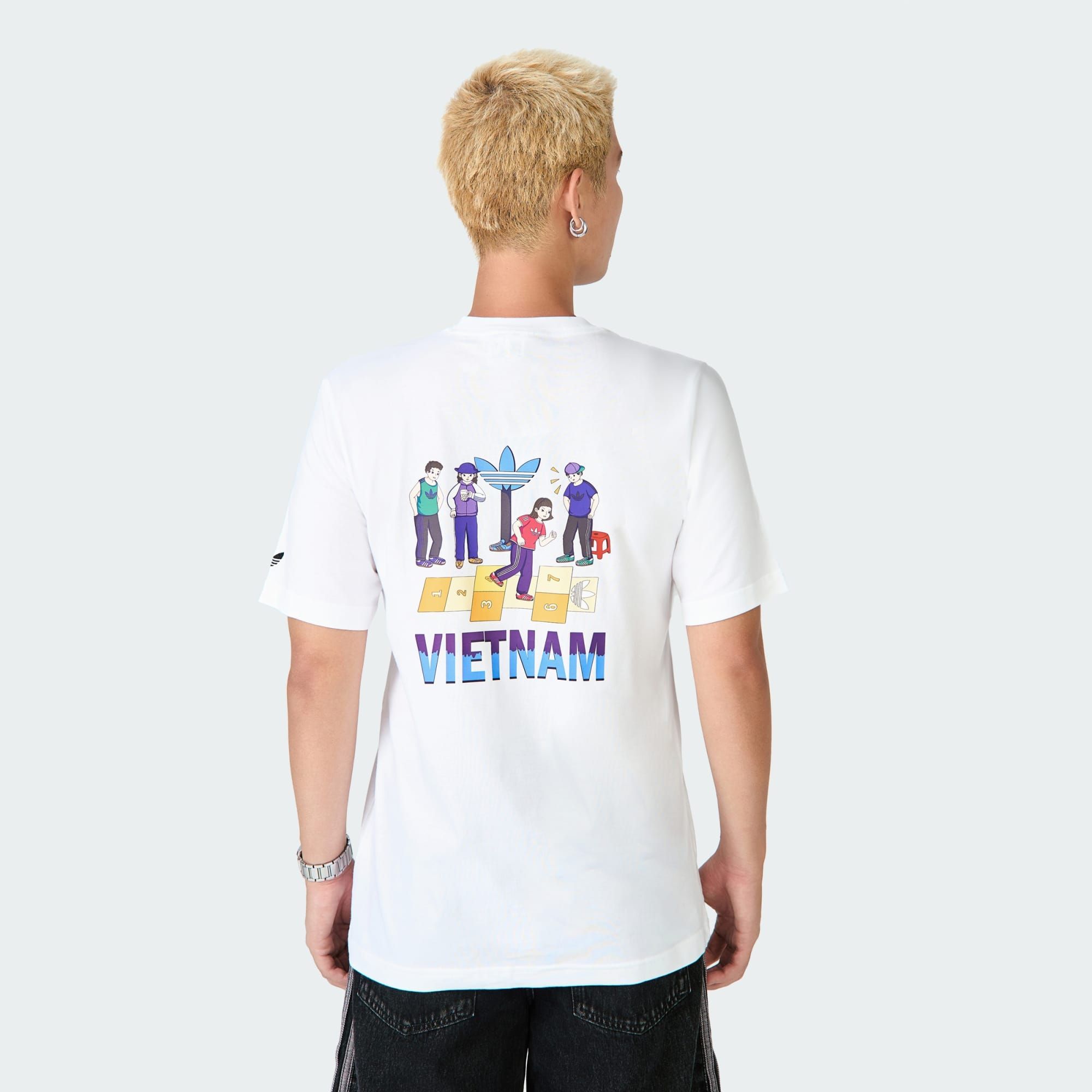  ÁO THUN NAM GFX VIET NAM TEE - M WHITE 