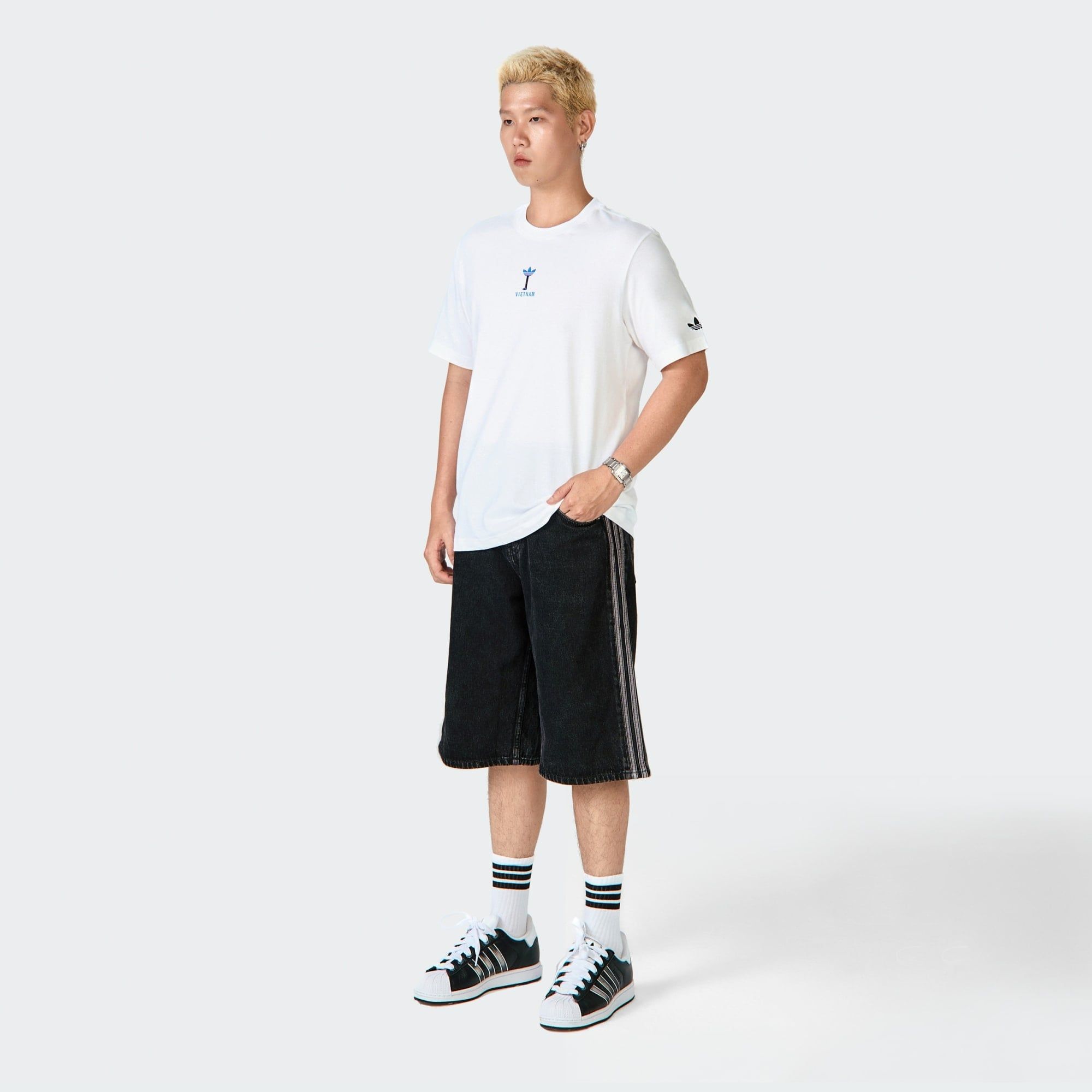  ÁO THUN NAM GFX VIET NAM TEE - M WHITE 