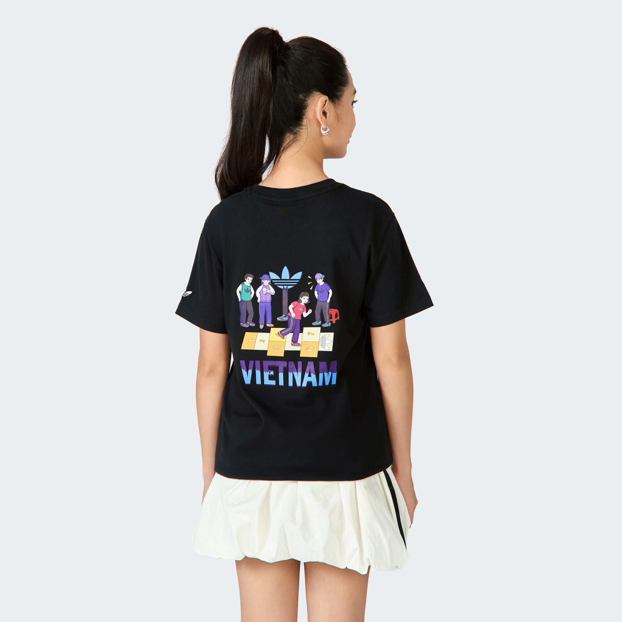  ÁO THUN NỮ GFX VIET NAM TEE - W BLACK 