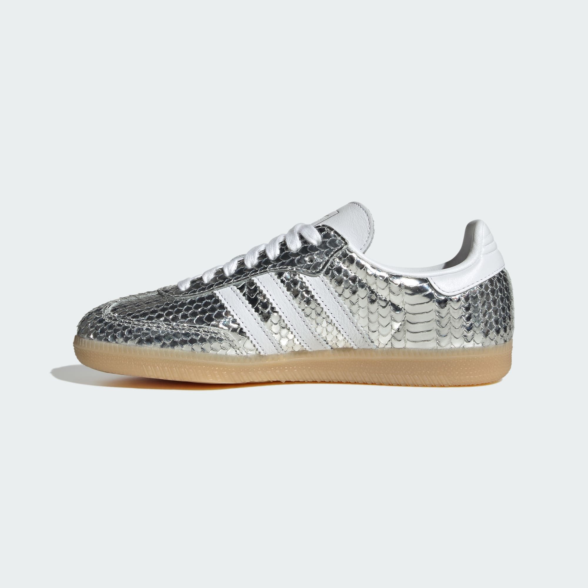  Giày original Nữ Samba W Silver Metallic 