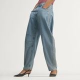  Quần Dài Nữ Adidas Barrel Denim - KQ6476 