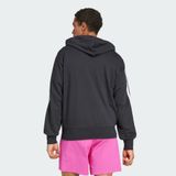  ÁO HOODIE NAM ADIDAS 3 SỌC ESSENTIALS KHÓA KÉO - JD1877 