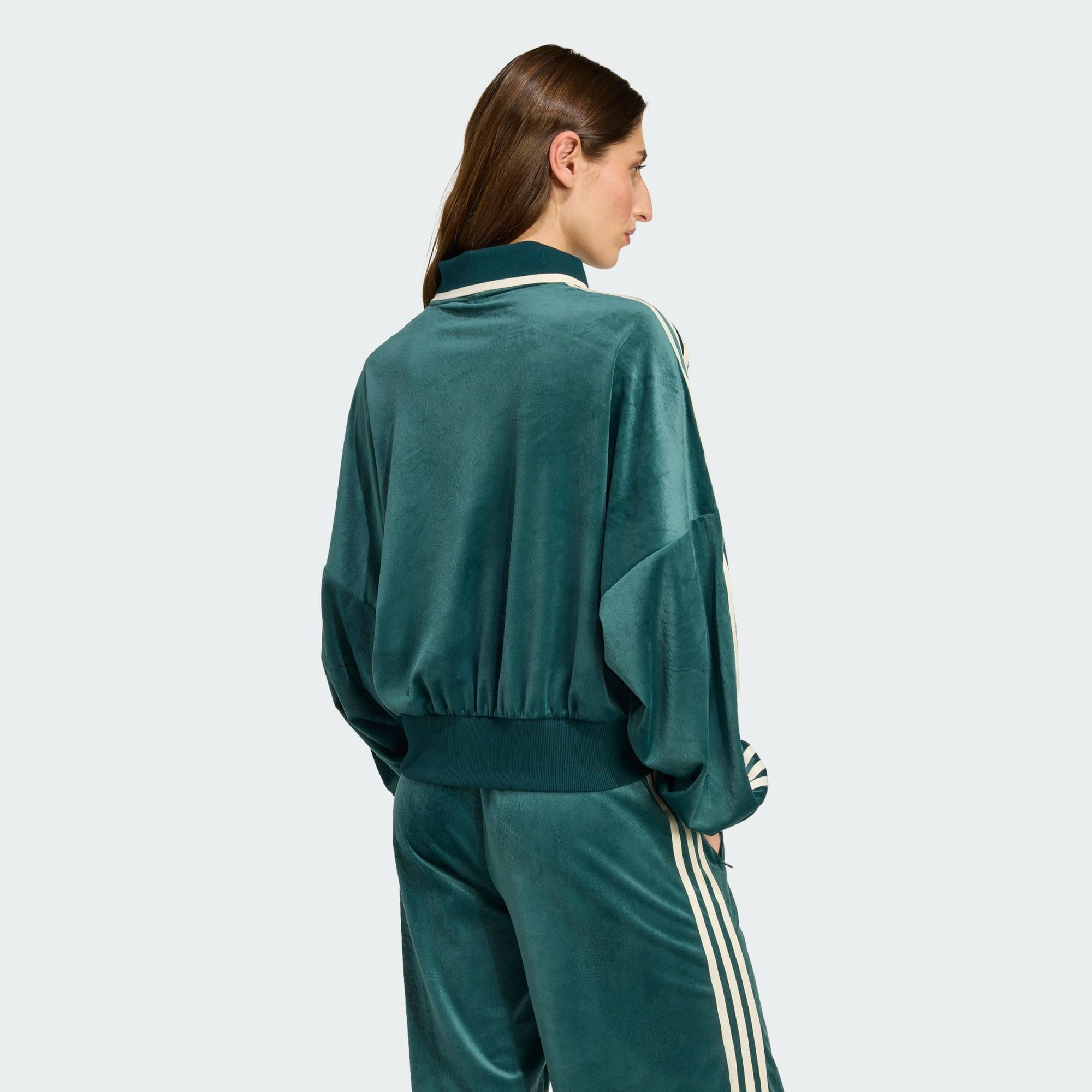  Áo Sweatshirt Nữ Nhung Dập Chìm adidas Originals X Liberty London 