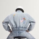  ÁO BOMBER NỮ ADIDAS CARE BEAR- KQ6747 