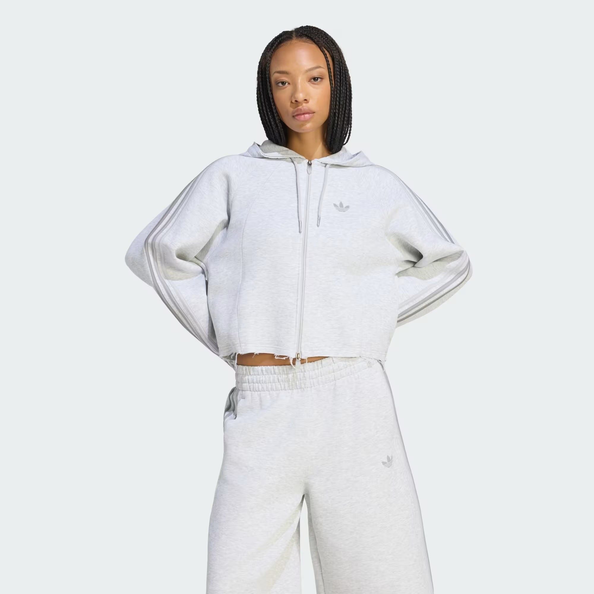  ÁO HOODIE NỮ ADIDAS SST 2.0 KHÓA KÉO - KT4690 