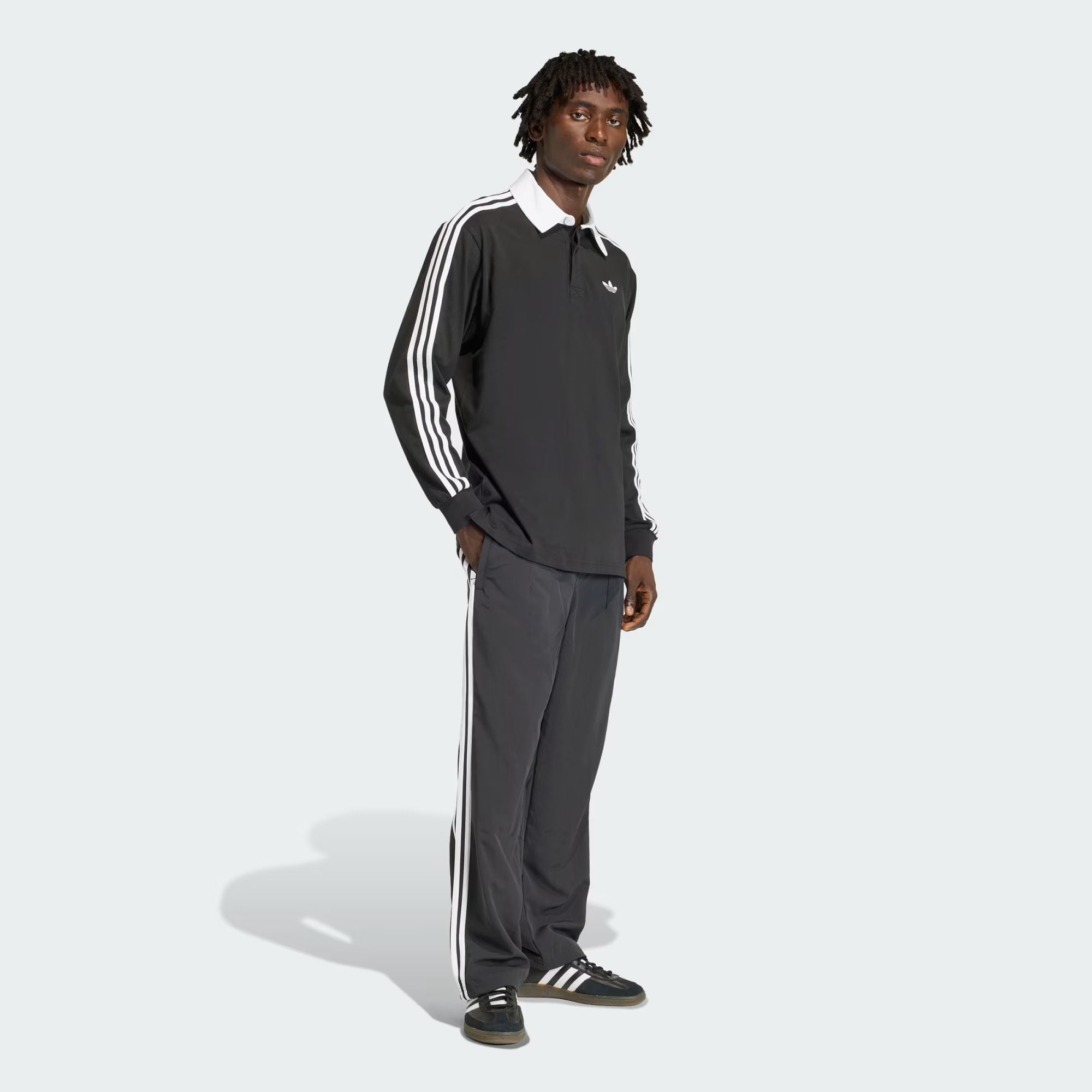  ÁO POLO DÀI TAY NAM ADIDAS 3 SỌC - KE3576 