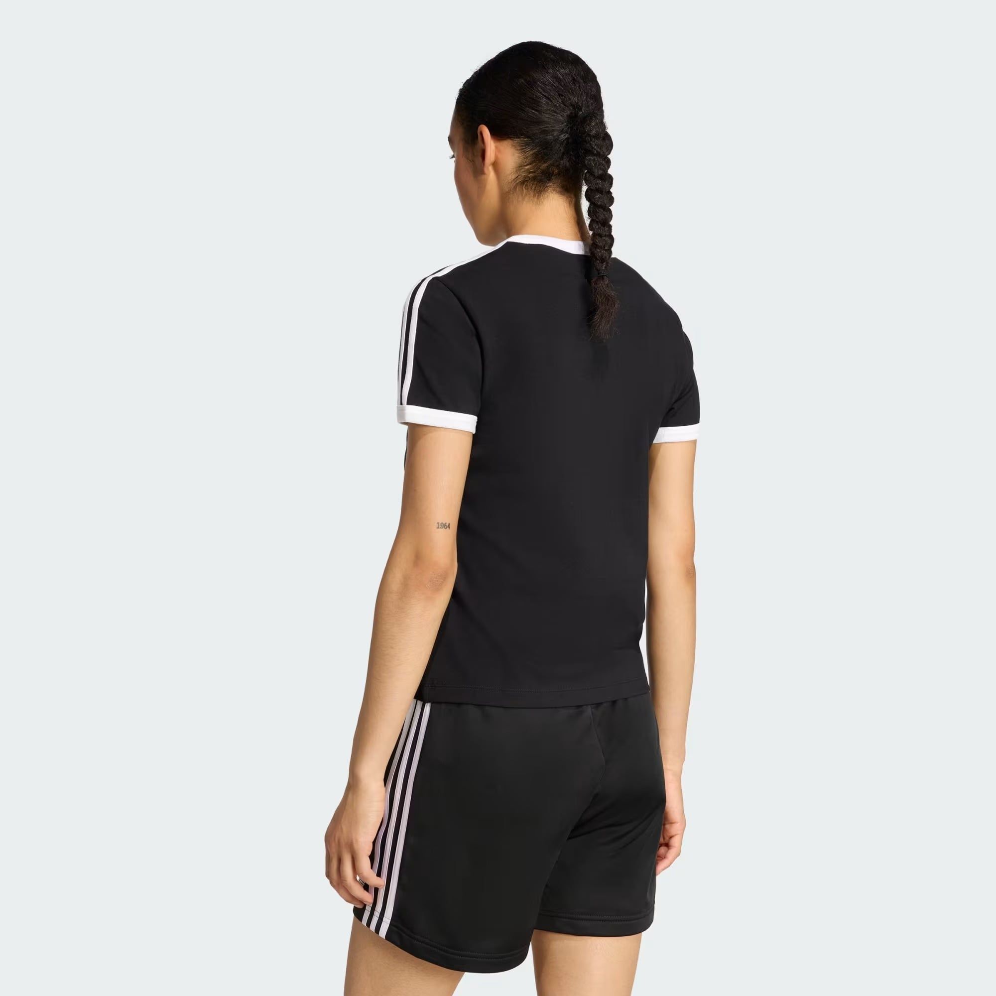  ÁO THUN NỮ ADIDAS 3 SỌC ÔM DÁNG - KD7980 