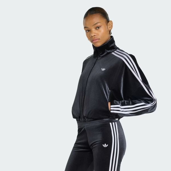  ÁO TRACK TOP NỮ ADIDAS CHI TIẾT NHÚN VÀ NƠ  - KR6511 
