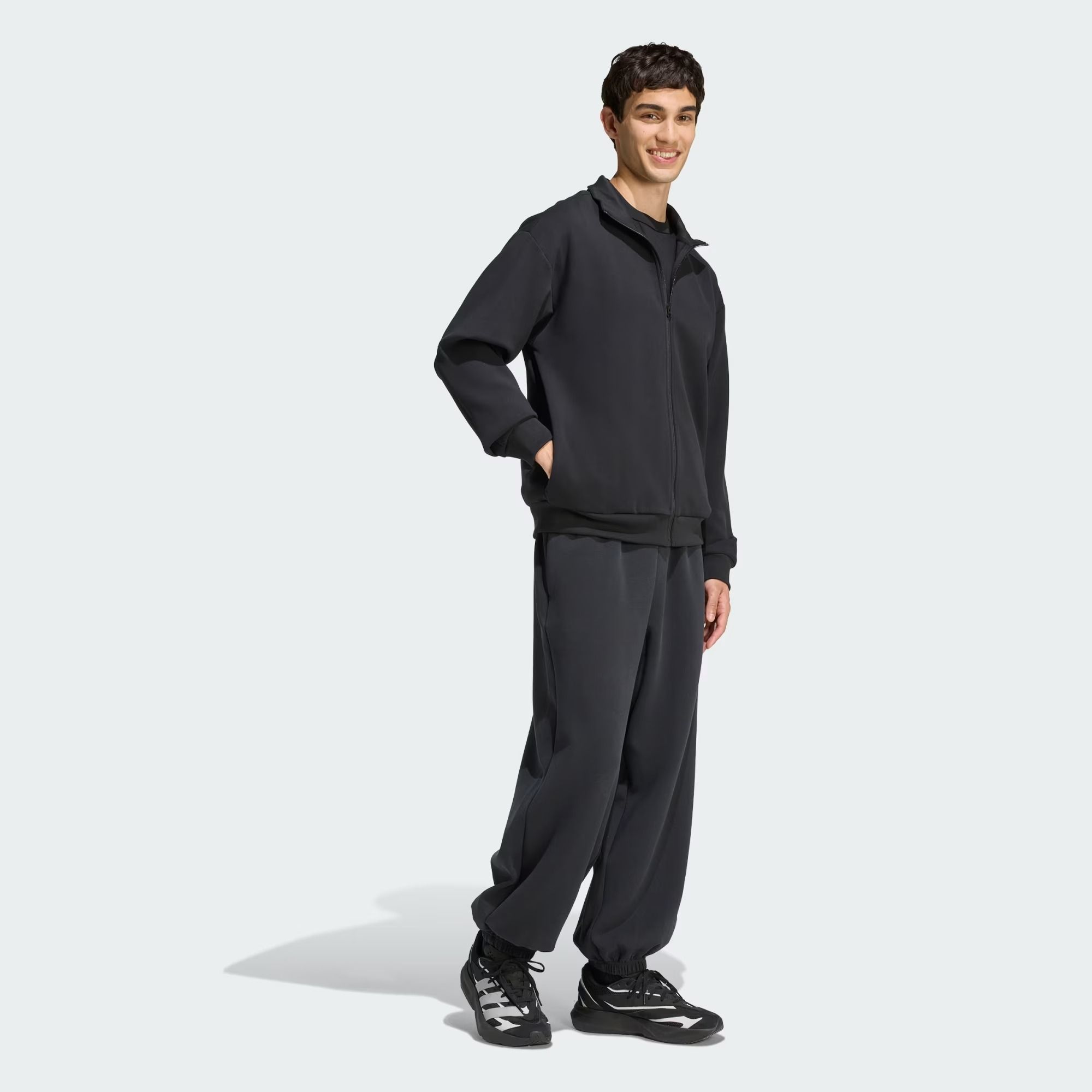  ÁO KHOÁC NỈ KHÔNG MŨ NAM ADIDAS M SL TT - KF0344 