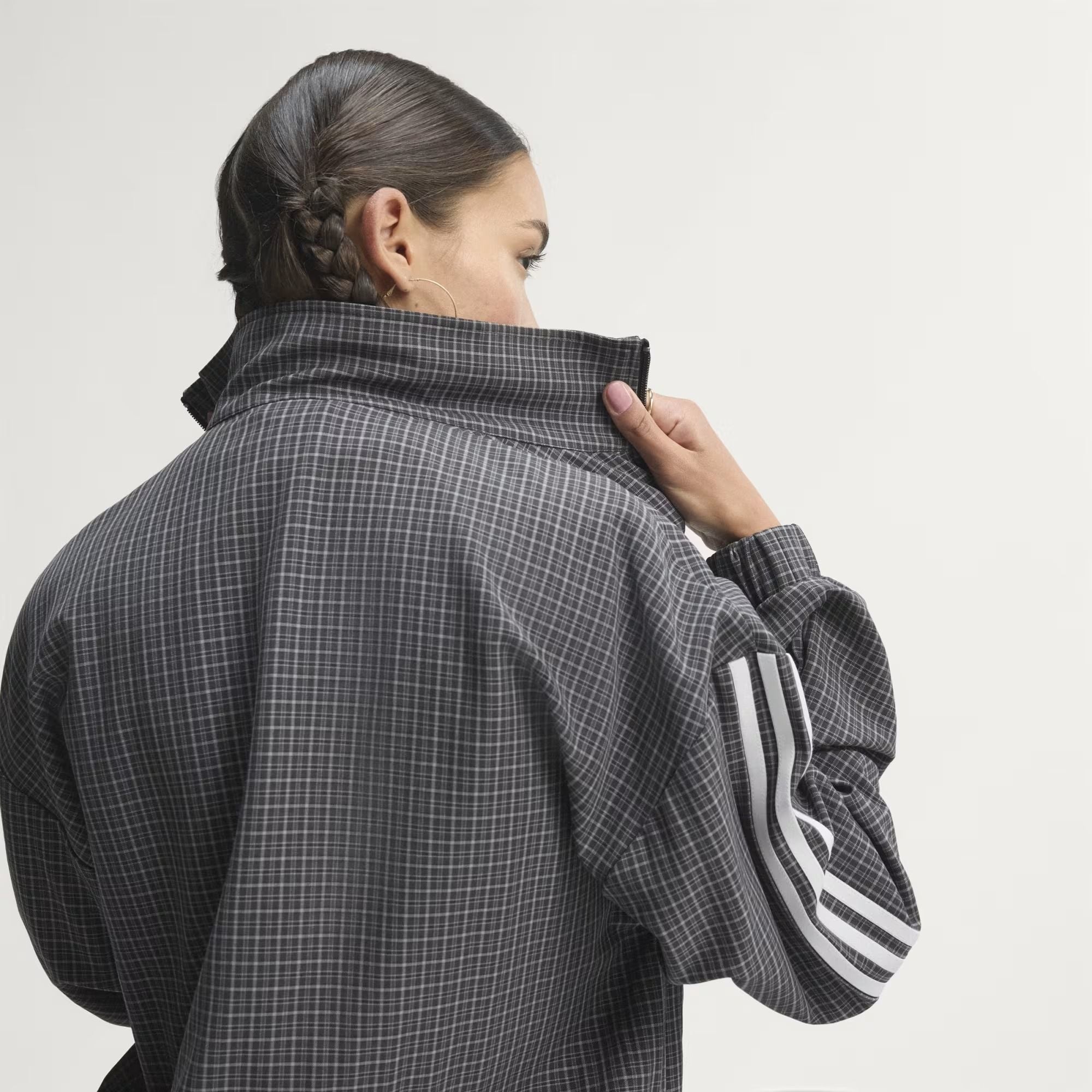  ÁO TRACK TOP NỮ ADIDAS CHECKS - LD5339 