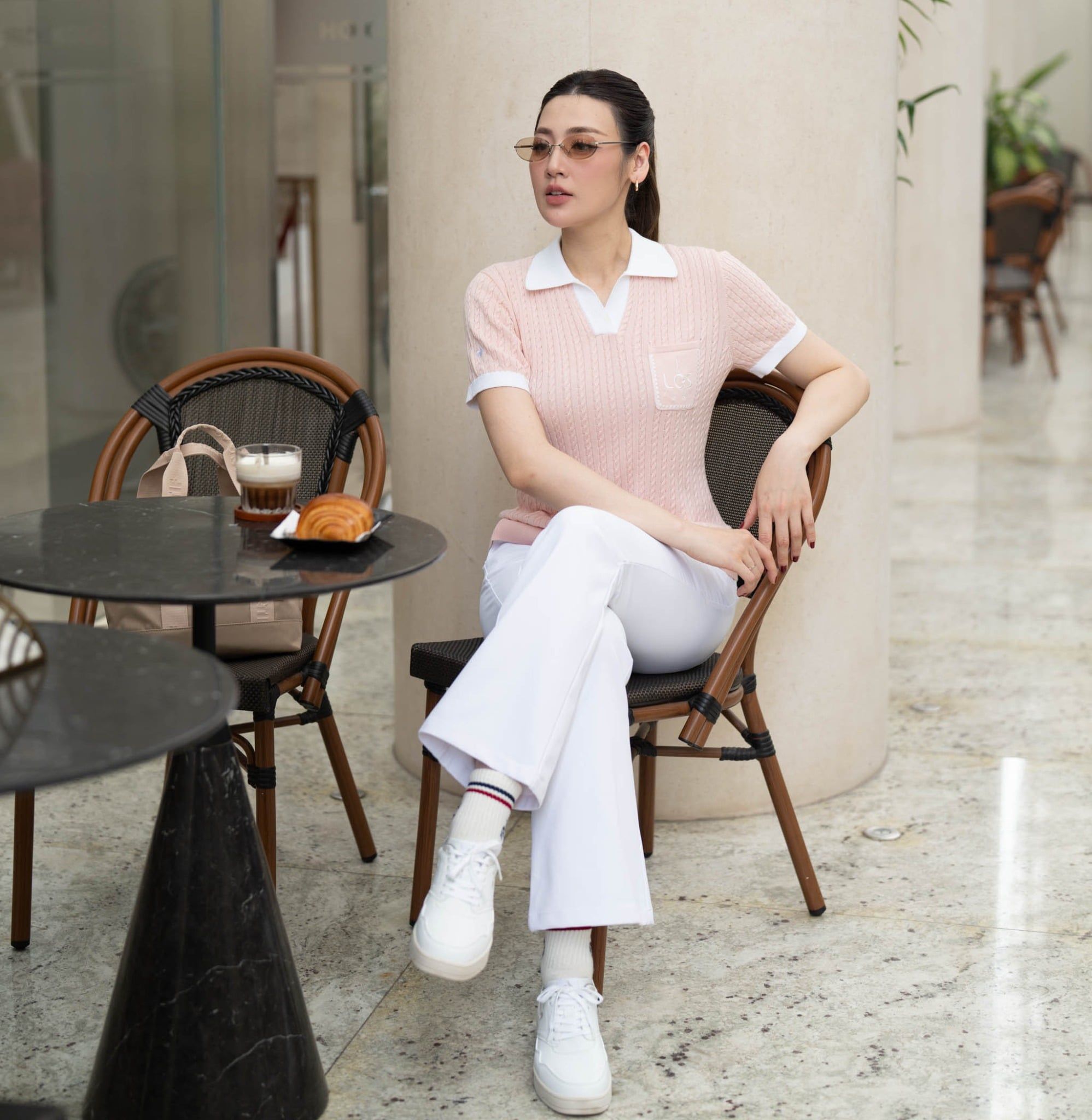  Quần dài Nữ Le Coq Sportif - GR122LPT11-WHTE 