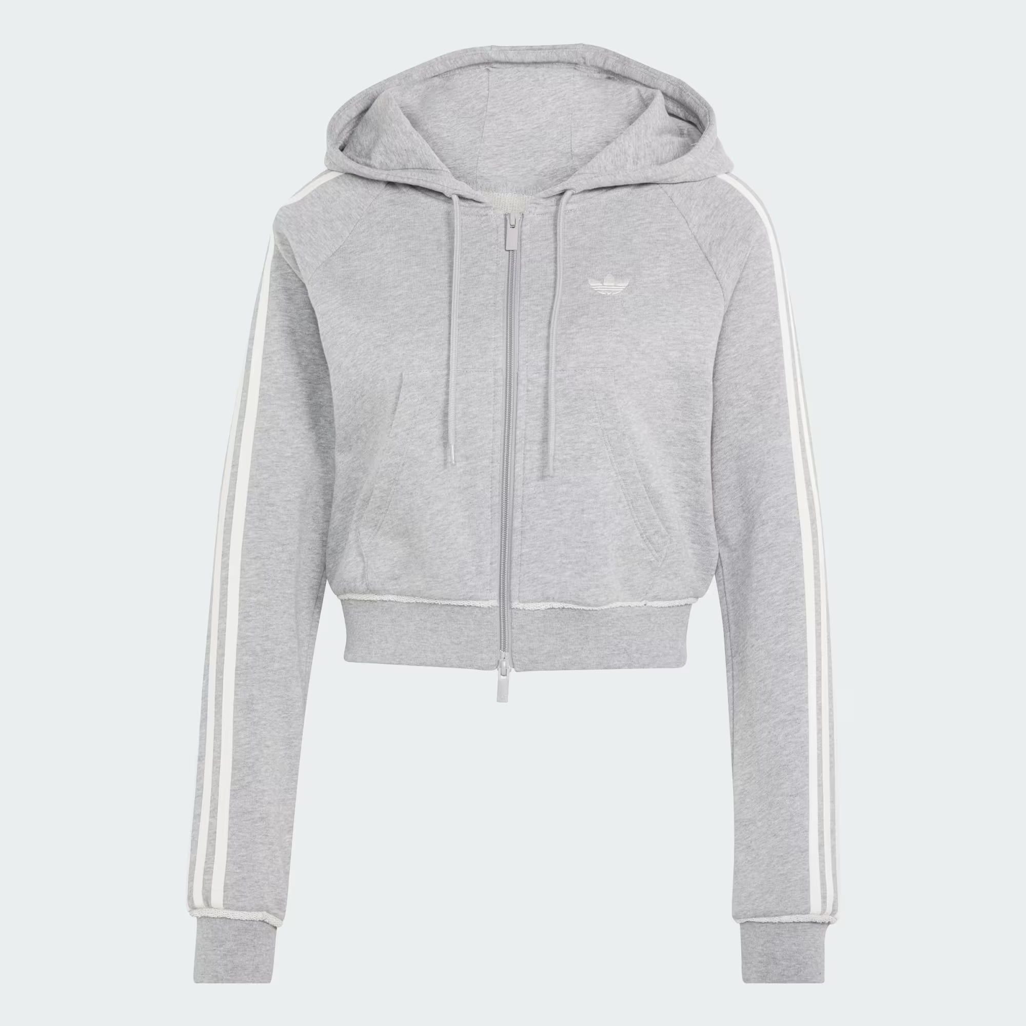  ÁO TRACK TOP NỮ ADIDAS GRAPHIC SHORT FRONT ZIP - LE8319 