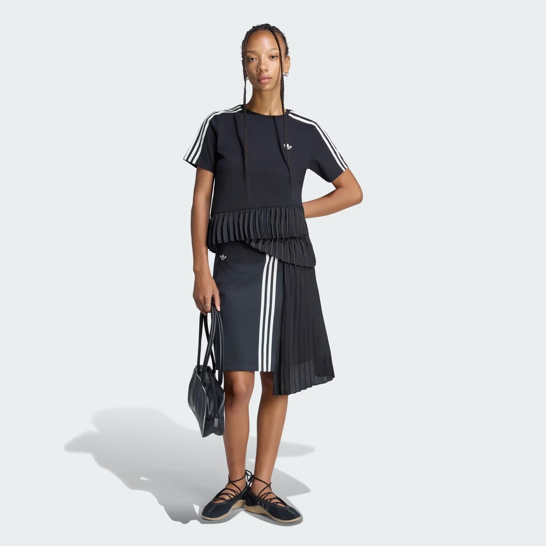  ÁO THUN NỮ ADIDAS PLEAT XẾP LY - LF2343 