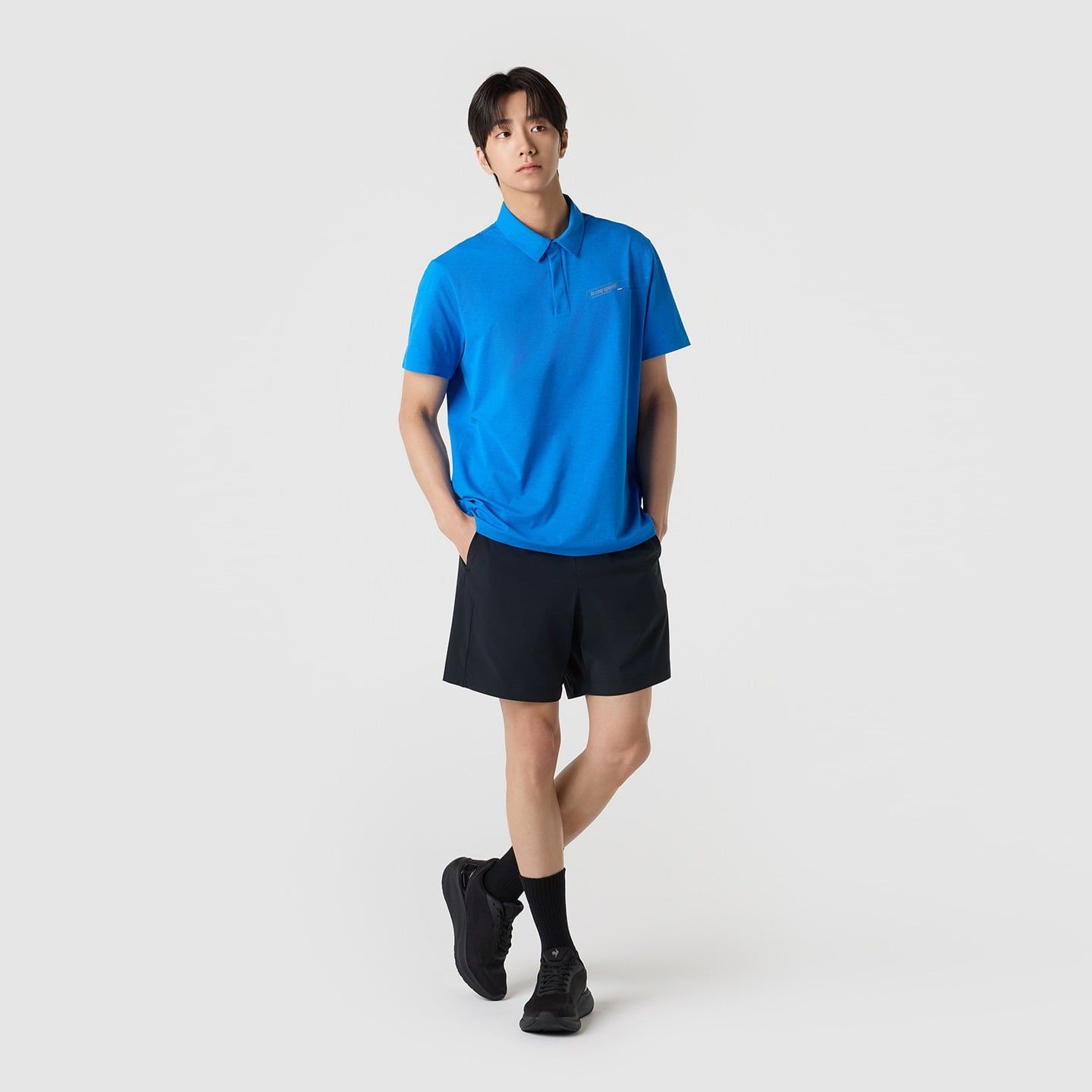  Áo polo Nam Le Coq Sportif - QR123ETS32-BLU 