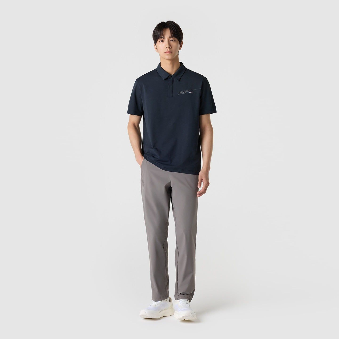  Áo polo Nam Le Coq Sportif - QR123ETS32-BLK 