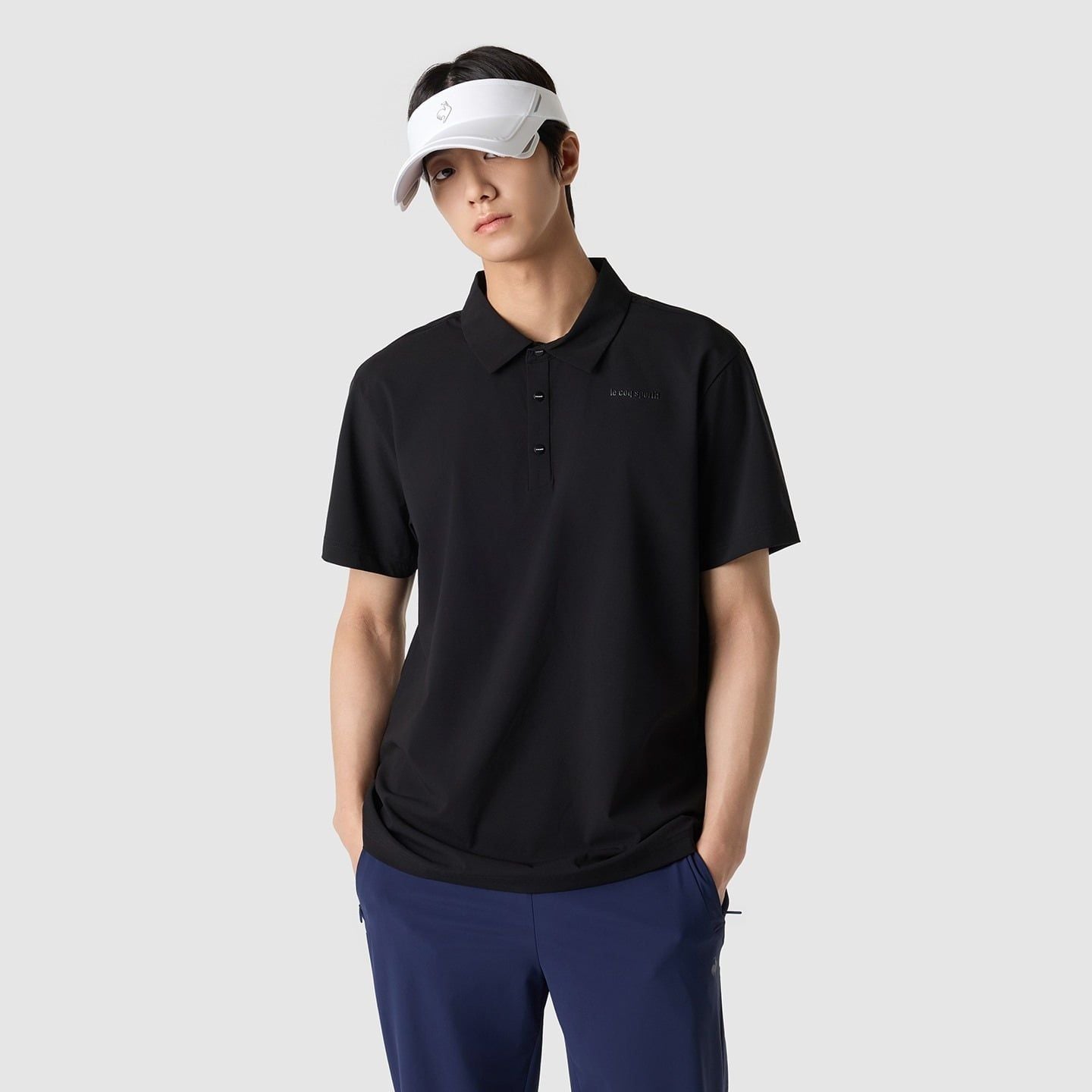  Áo polo Nam Le Coq Sportif - QR121ETS31-BLK0 
