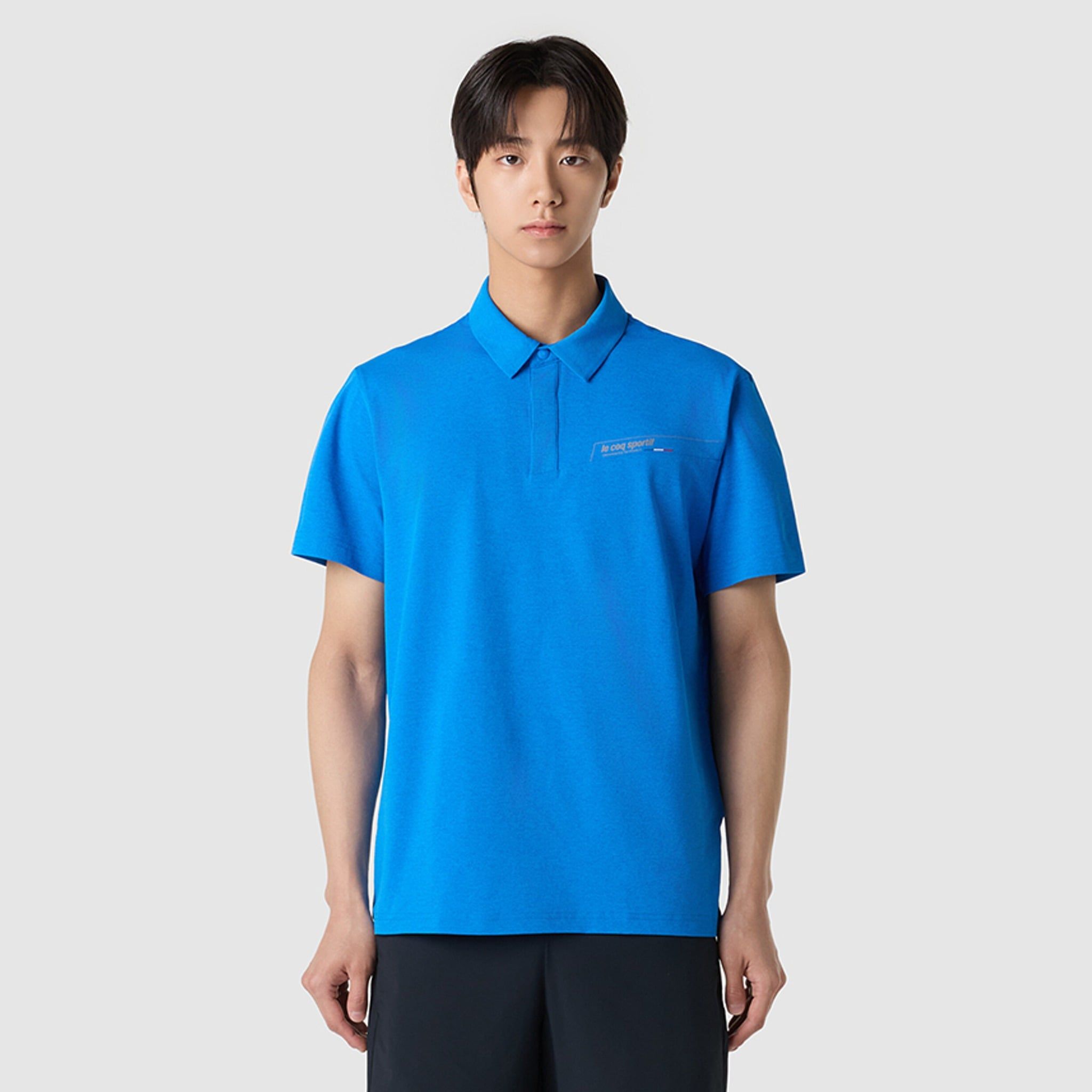  Áo polo Nam Le Coq Sportif - QR123ETS32-BLU 