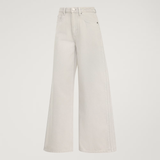  QUẦN DÀI NỮ ADIDAS DENIM CẠP CAO ỐNG RỘNG - KQ6470 