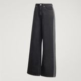  QUẦN DÀI NỮ ADIDAS DENIM  ỐNG RỘNG CẠP CAO - KQ6469 