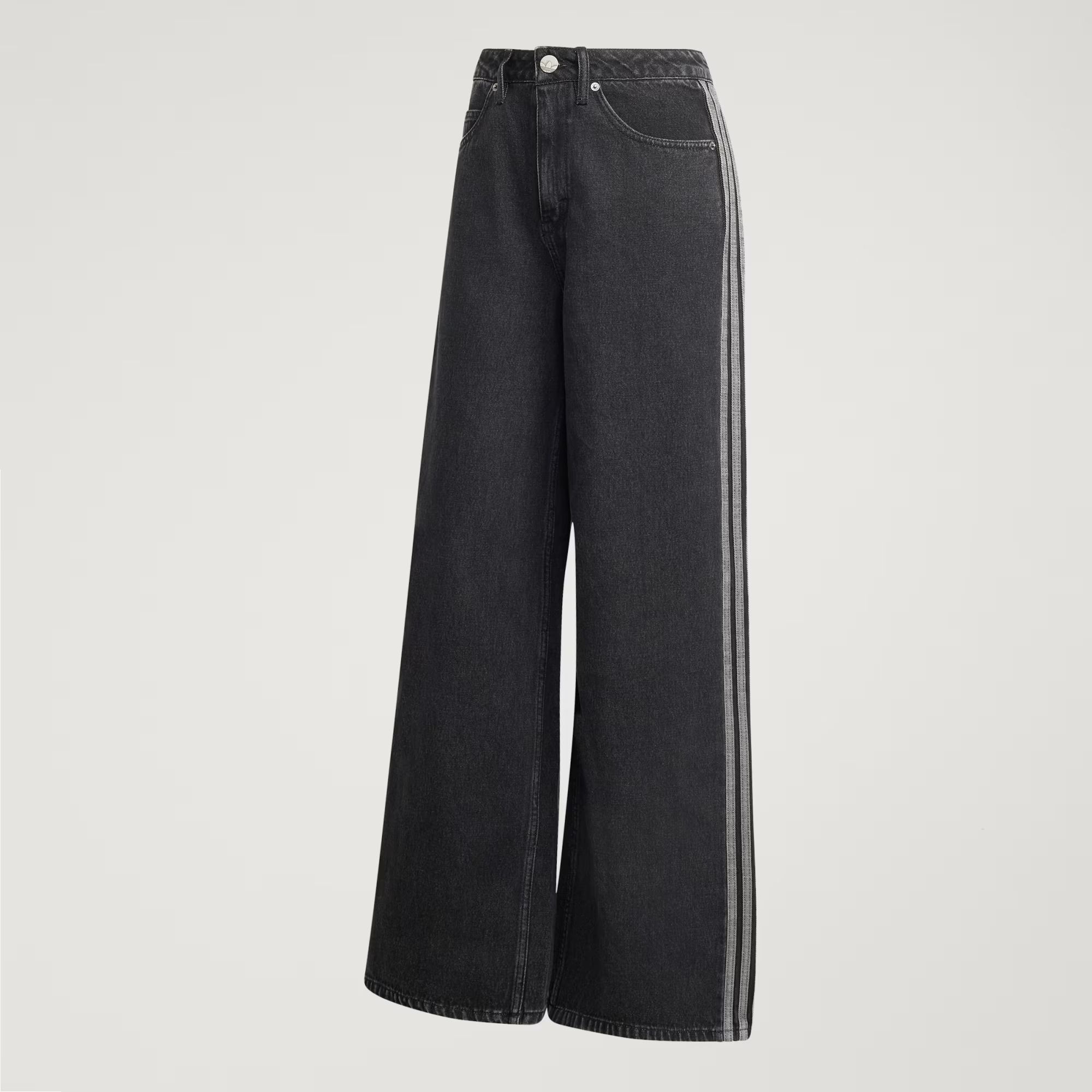  QUẦN DÀI NỮ ADIDAS DENIM  ỐNG RỘNG CẠP CAO - KQ6469 