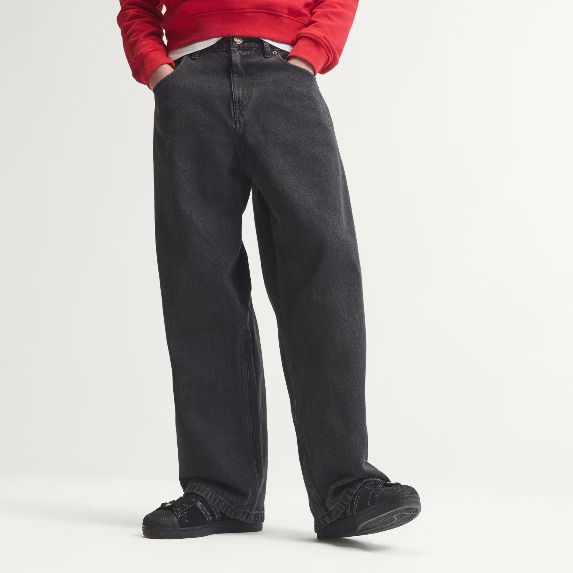 QUẦN DÀI NAM ADIDAS JEANS DENIM ỐNG ĐỨNG CẠP VỪA SST - IB6947 