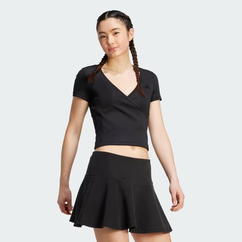  Áo Thun Nữ Crop Top Adidas Seasonal Essentials 3-Stripes 