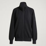  Áo khoác Nữ Soft Lux dáng rộng, khóa kéo toàn thân 