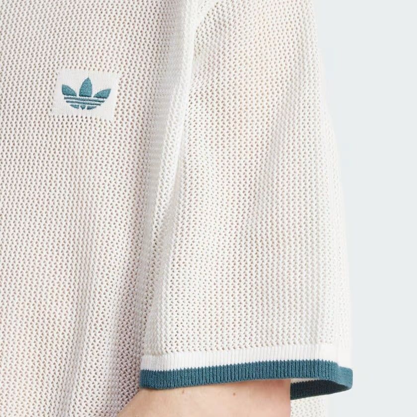 Áo sơ mi adidas Button Down Knitted