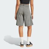  Quần Short Nữ Vải Twill Túi Hộp Washed 