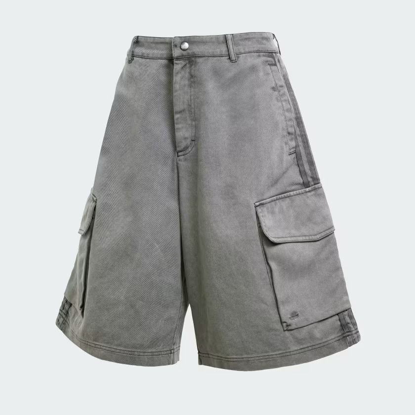  Quần Short Nữ Vải Twill Túi Hộp Washed 