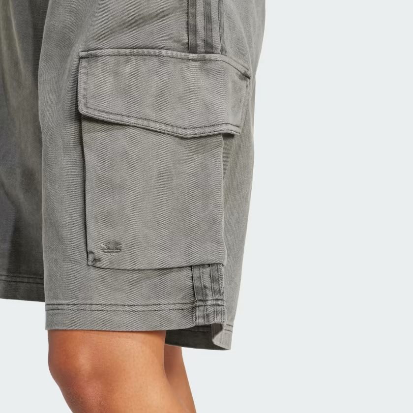  Quần Short Nữ Vải Twill Túi Hộp Washed 