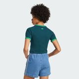 Áo thun Nữ Baby Tee Graphic Crest