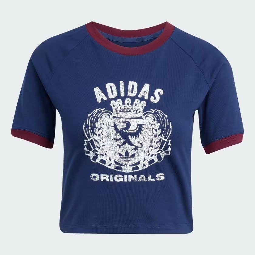 Áo Thun Nữ Baby Tee Graphic Crest