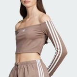  Áo Thun Dài Tay Nữ Trễ Vai Adicolor 