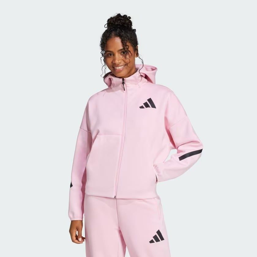  Áo Hoodie Nữ Khóa Kéo Dọc Thân adidas Z.N.E. 