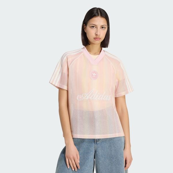  ÁO ĐẤU NỮ DỆT KIM OVERSIZE ADIDAS ORIGINALS SUMMER GLOW 