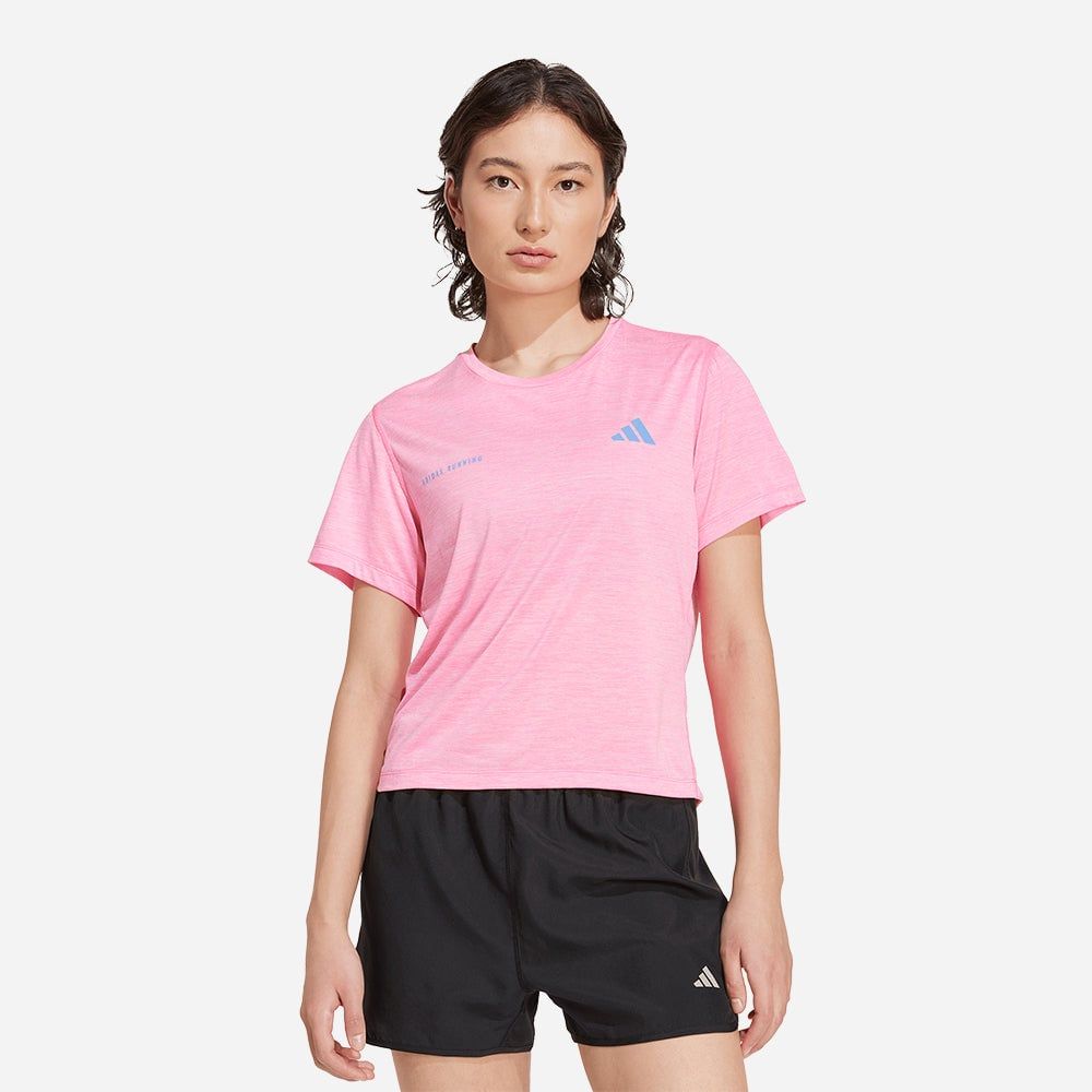  ÁO THUN NỮ ADIDAS OWN THE RUN MELANGE - JL8723 
