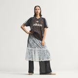  ÁO ĐẤU NỮ ADIDAS SATIN HOẠ TIẾT DA RẮN - KX1898 