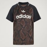  ÁO ĐẤU NỮ ADIDAS SATIN HOẠ TIẾT DA RẮN - KX1898 