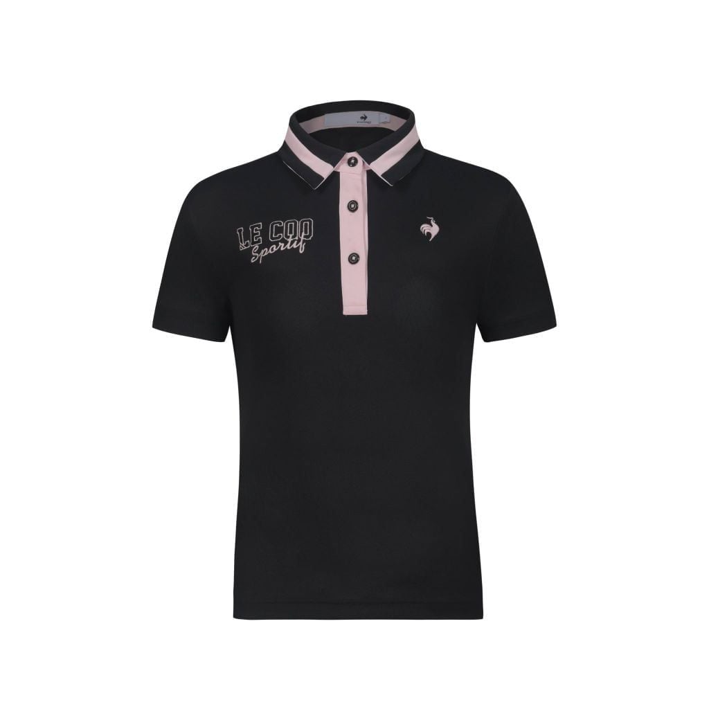  Áo polo cộc tay có cổ nữ Le Coq Sportif - LG6SHST0LV-BK00 