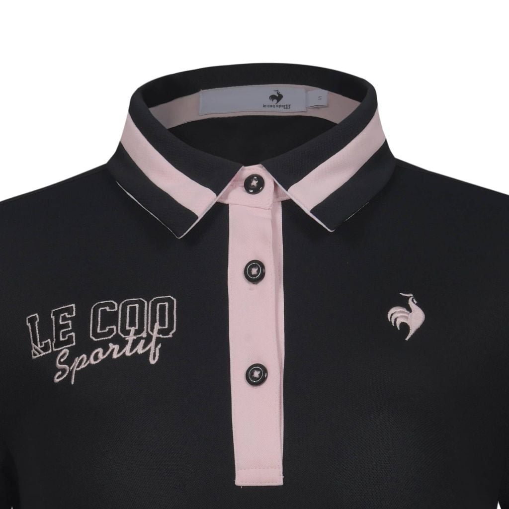  Áo polo cộc tay có cổ nữ Le Coq Sportif - LG6SHST0LV-BK00 