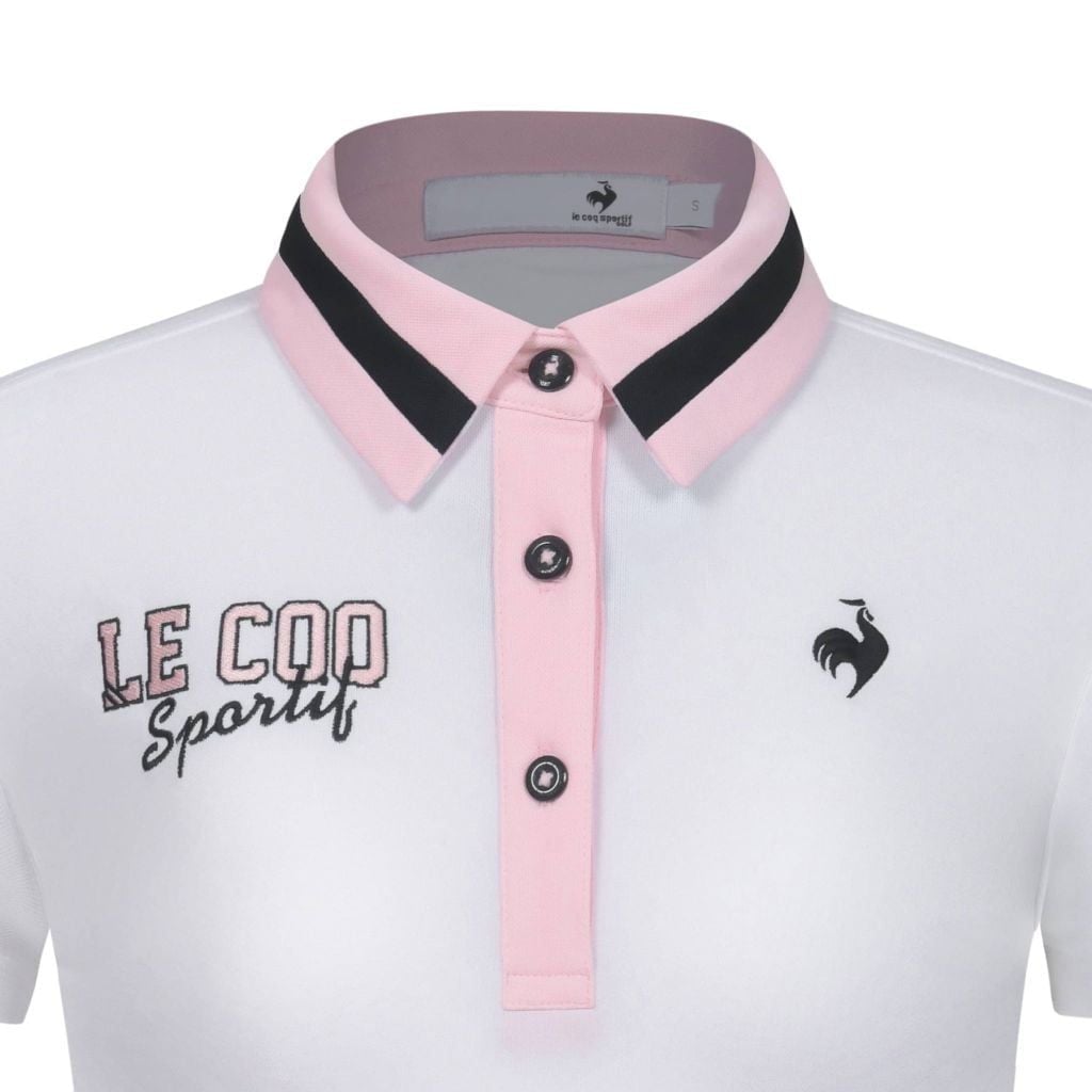  Áo polo cộc tay có cổ nữ Le Coq Sportif - LG6SHST0LV-WH00 